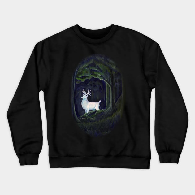 White Stag Crewneck Sweatshirt by UntidyVenus